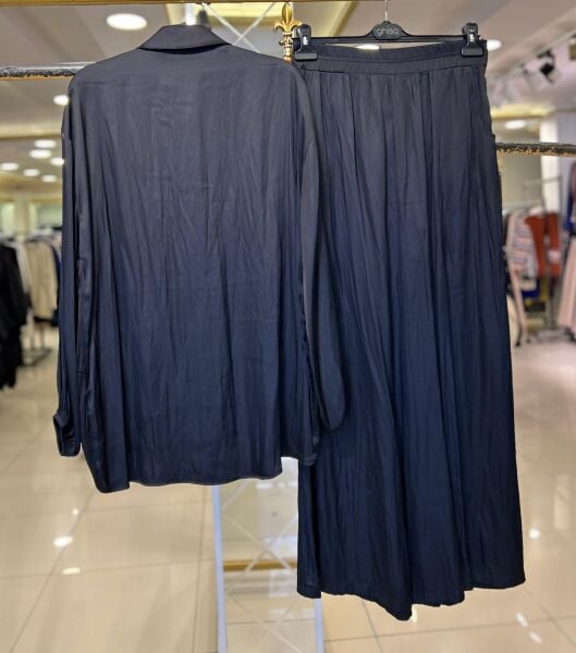 CEP DTY. İPEK SATEN PANTOLONLU TAKIM/ GHISA