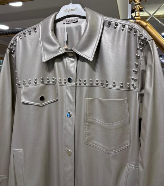 ZIMBA DTY. SİMGE DERİ CEKET / MÜSEMMA 