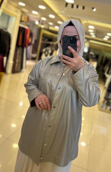 ZIMBA DTY. SİMGE DERİ CEKET / MÜSEMMA 