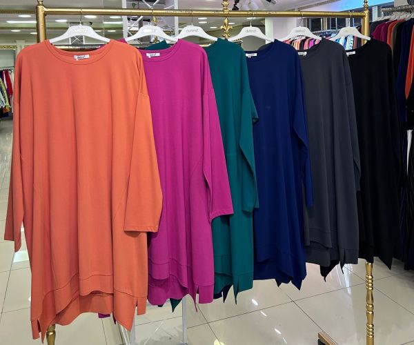 ASİMETRİK KESİM BELLA TUNİK/ DEFRİNA