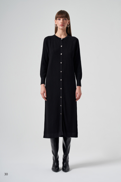 ÖNÜ DÜĞME DTY. FİTİLLİ UZUN HIRKA/ NUSS