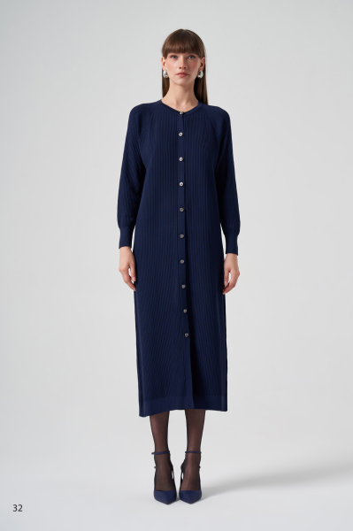 ÖNÜ DÜĞME DTY. FİTİLLİ UZUN HIRKA/ NUSS