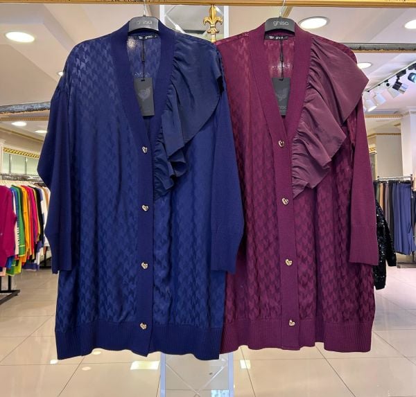 ﻿YAKASI FIRFIR DTY. KAZAYAĞI DESEN HIRKA/GHISA