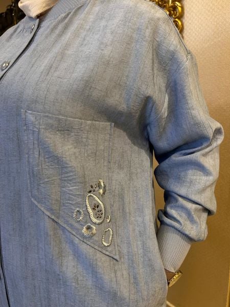 CEBİ İŞLEMELİ DÜĞME DTY. KAP/ TIĞTRİKO