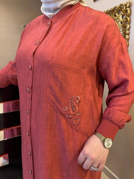 CEBİ İŞLEMELİ DÜĞME DTY. KAP/ TIĞTRİKO