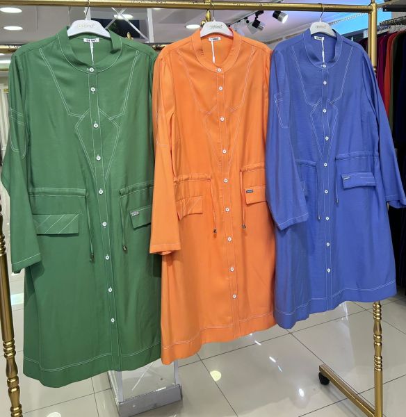 DİKİŞ DETAYLI DÜĞMELİ CEKET