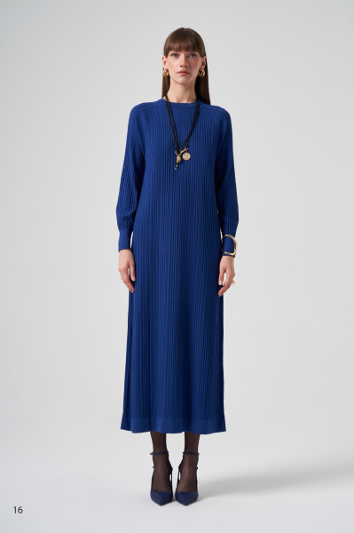 ﻿REGLAN KOL FİTİLLİ ELBİSE/ NUSS