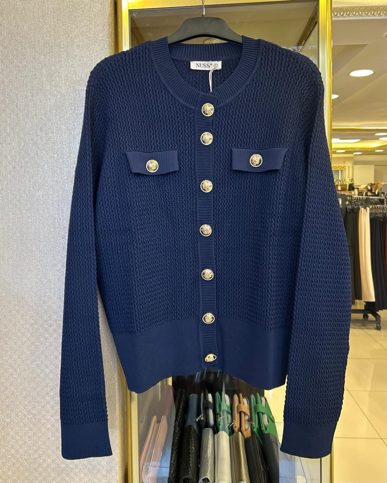 GOLD DÜĞME DETAYLI MERSERİZE HIRKA /NUSS 601