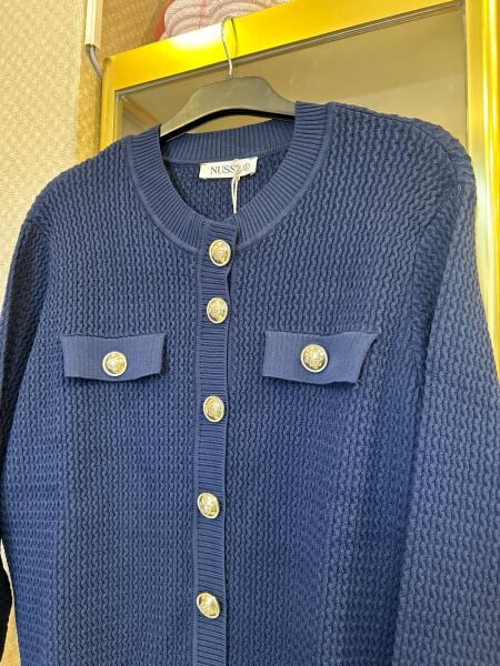 GOLD DÜĞME DETAYLI MERSERİZE HIRKA /NUSS 601