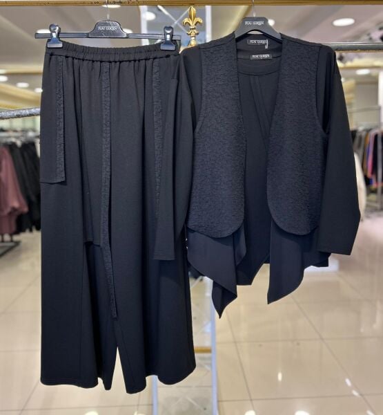 ÖNÜ PARÇA DTY. CEPLİ BOL PANTOLON/ FUAT GÜRŞEN