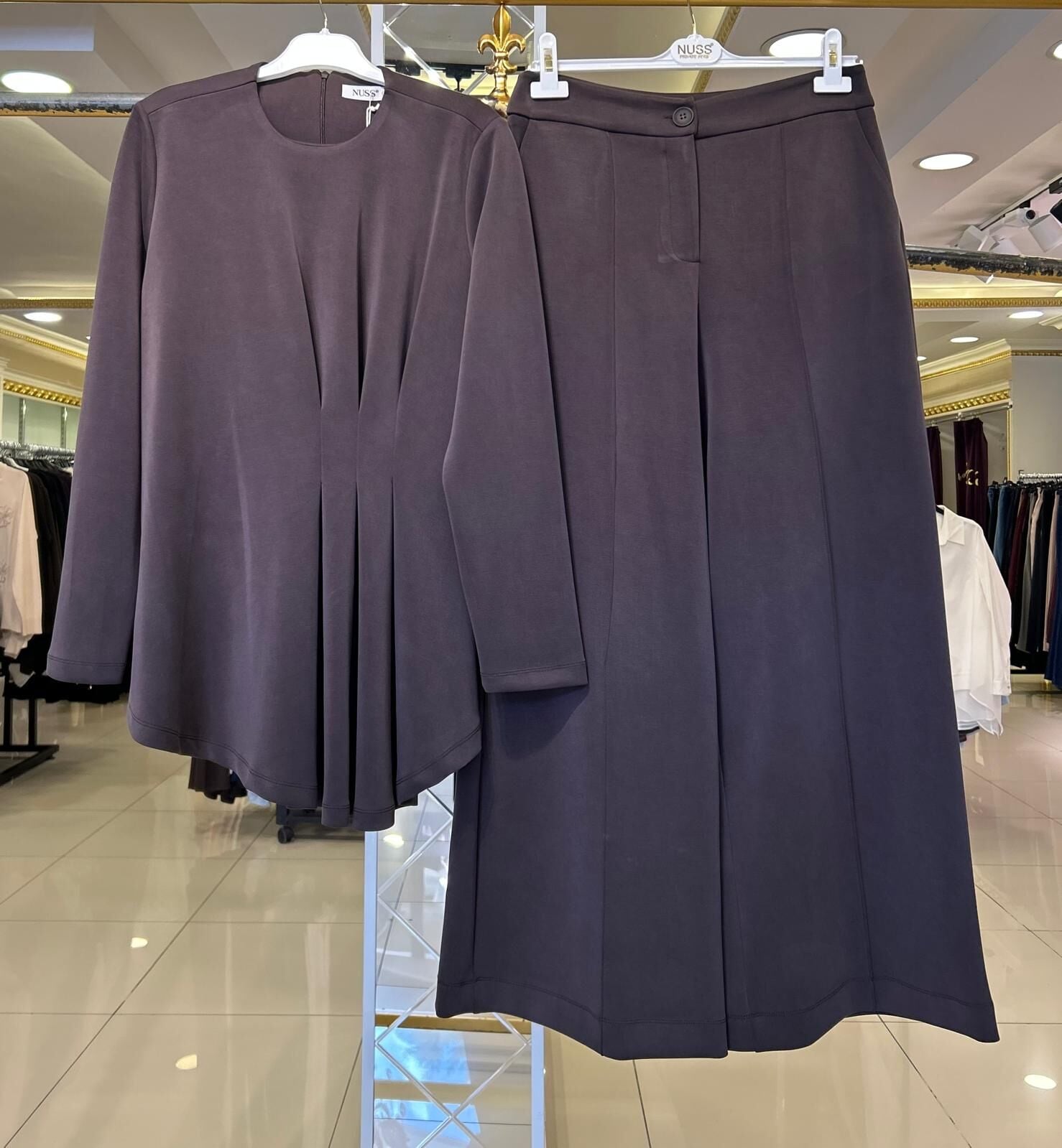 TUNİĞİ PİLE DTY. PANTOLONLU MODAL TAKIM/ NUSS 1044
