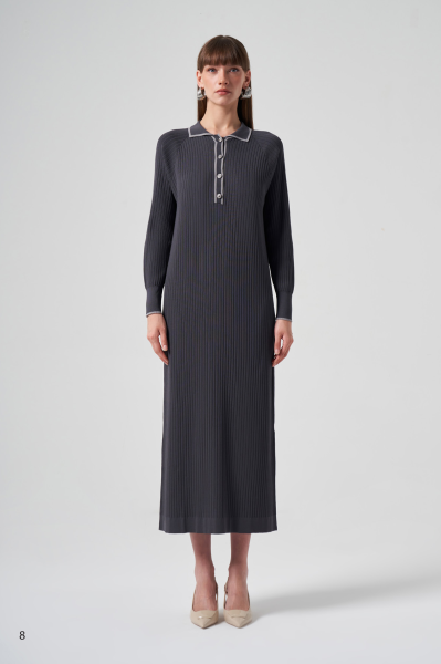 POLO YAKA DTY. FİTİLLİ ELBİSE/ NUSS