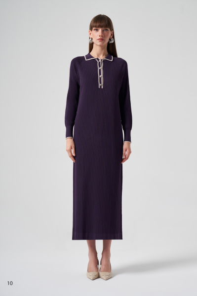 POLO YAKA DTY. FİTİLLİ ELBİSE/ NUSS