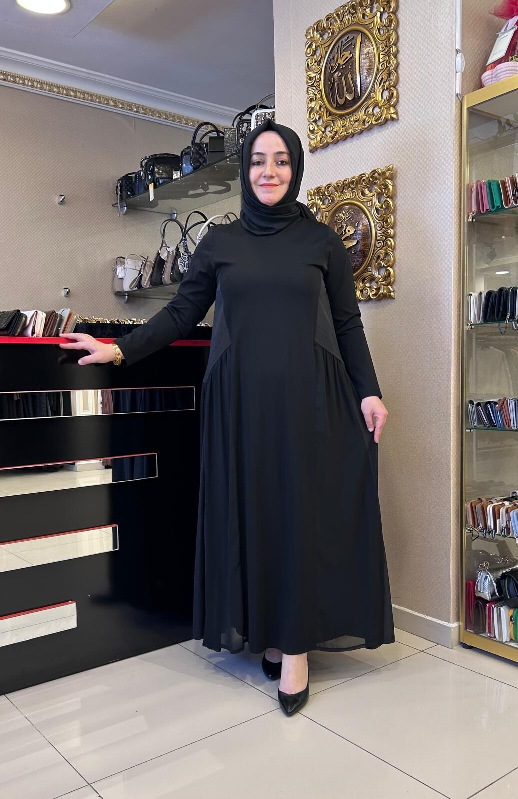 PARAŞÜT KUMAŞ VE TÜL DTY. 2'Lİ ELBİSE /NURCAN ÇETİN 