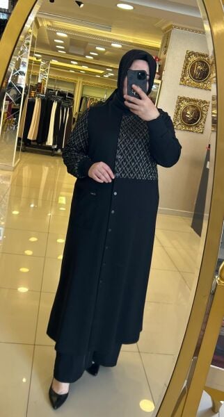 KOL VE GÖĞSÜ DESENLİ CEKET-KAP/DEFRİNA 81184