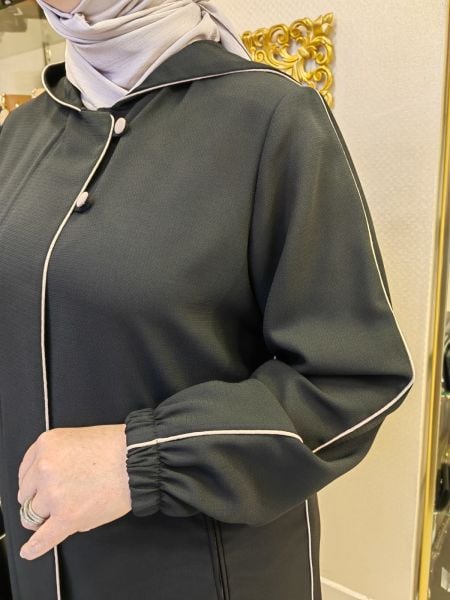 ZERENAY KAPÜŞON DETAYLI FERACE