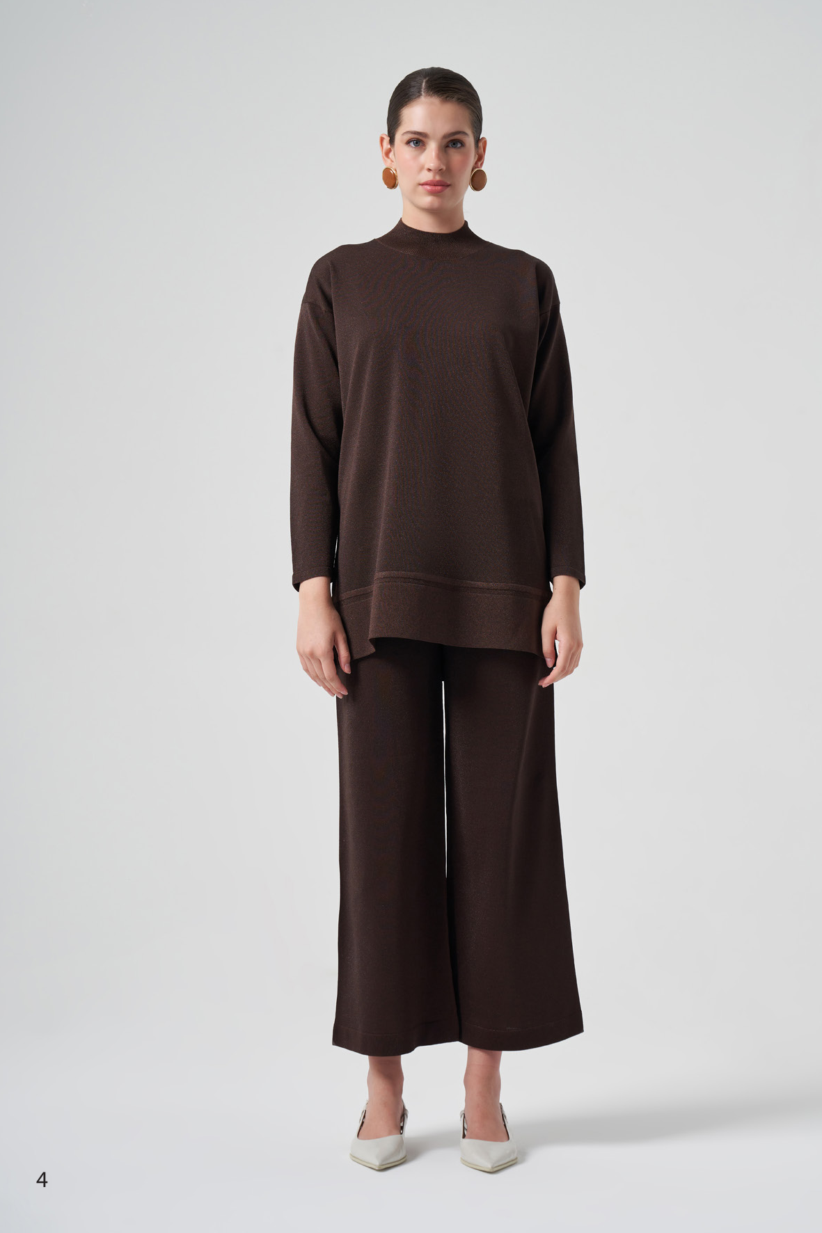 BALIKÇI YAKA DTY. SİMLİ TRİKO TAKIM/ NUSS