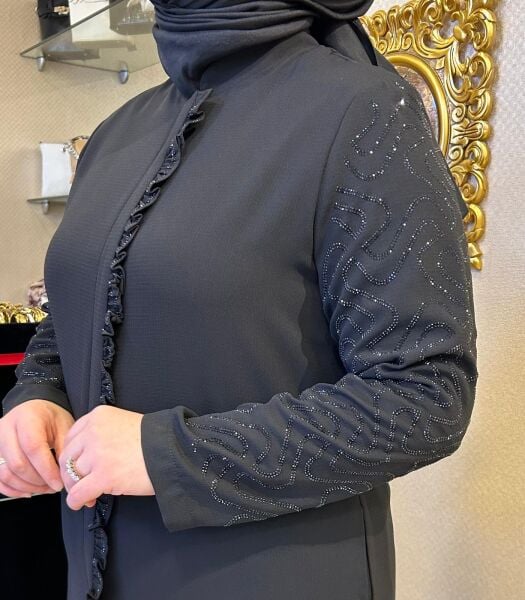 KOLLARI TAŞ İŞLEMELİ ÖNÜ FIRFIR DTY. FERACE /ZERENAY