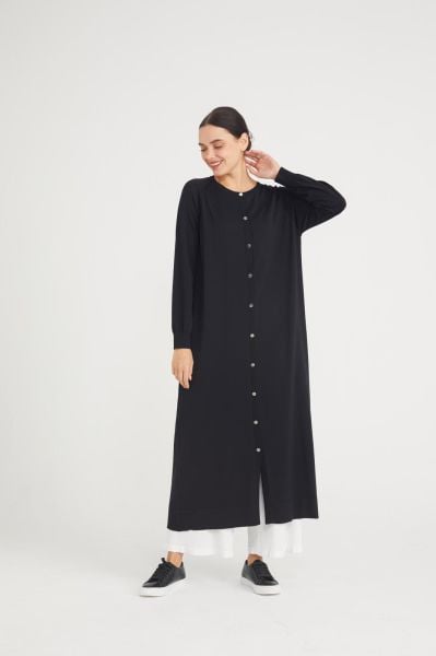 ÖNÜ DÜĞME DTY. UZUN HIRKA/ NUSS