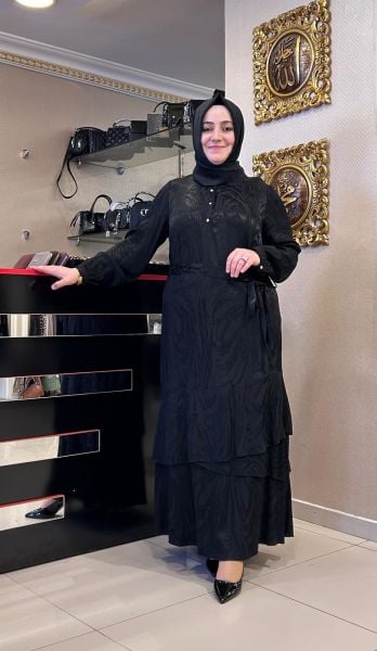 ﻿ETEĞİ KAT DTY. JAKAR KUMAŞ ELBİSE/DEFRİNA