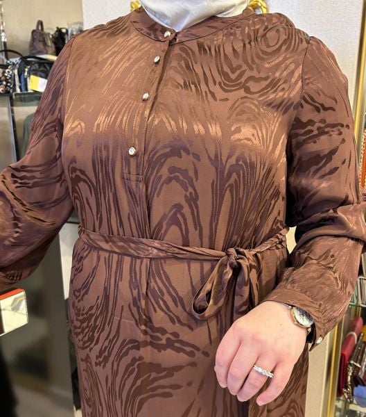 ﻿ETEĞİ KAT DTY. JAKAR KUMAŞ ELBİSE/DEFRİNA