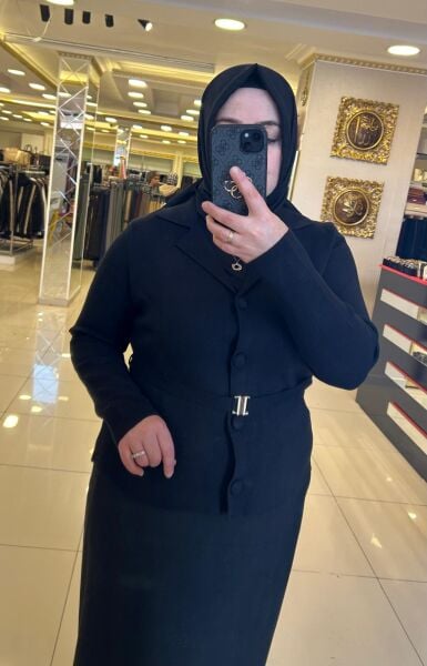 YÜN DOKU KEMER DTY. TRİKO CEKET/ GHISA