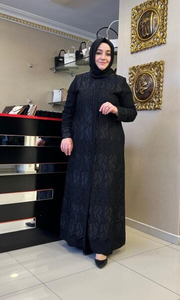 BONCUK İŞLEMELİ DANTEL DTY. FERACE /ZERENAY