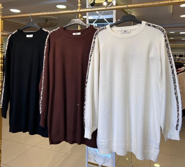 KOLLARI LEOPAR DTY. YUMOŞ KAZAK /TIĞTRİKO 