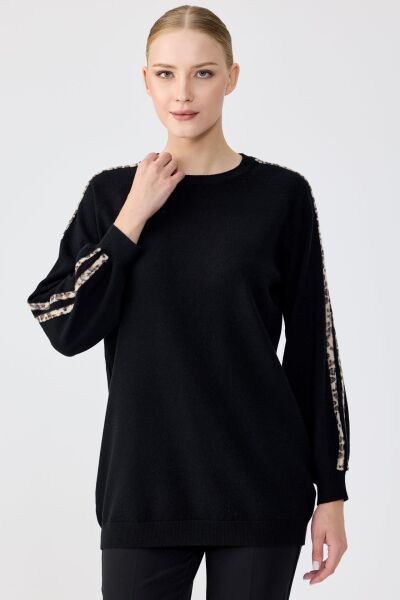 KOLLARI LEOPAR DTY. YUMOŞ KAZAK /TIĞTRİKO 