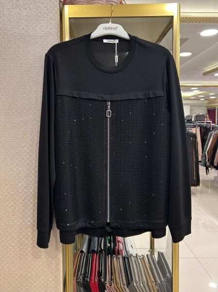 FERMUAR VE SİMLİ FİLE DTY. BLUZ/ DEFRİNA