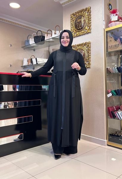 BELİ BÜZGÜ VE KEMER DTY. FERMUARLI YELEK/NURCAN ÇETİN