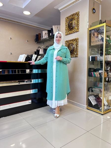 MAXİ BOY GÖMLEK/ İPEKTEN