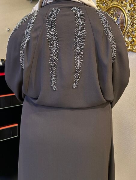BONCUK İŞLEMELİ ABAYA TAKIM /GHISA