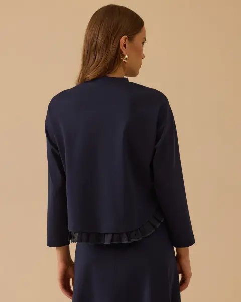 FIRFIR DETAYLI SWEATSHIRT VE ETEK TAKIM 1010-1030 /SEÇİL