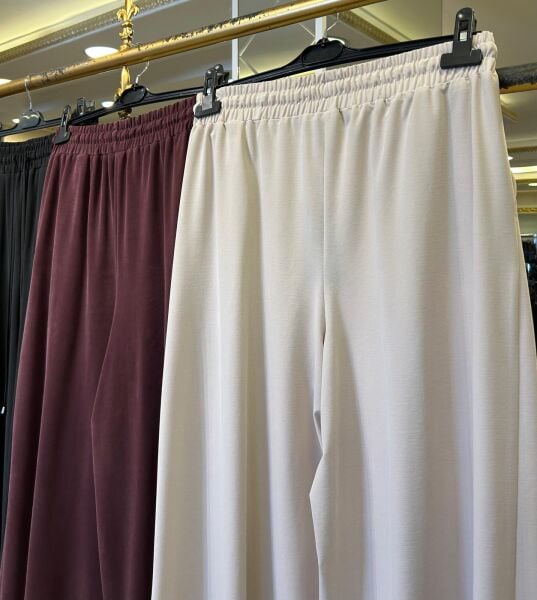 PİLE DTY. GENİŞ PAÇA PANTOLON /SENTEZ 5664
