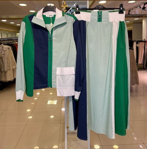 COLOURBLOCK ÇİZGİ POPLİN TAKIM/ TIĞTRİKO