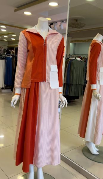 COLOURBLOCK ÇİZGİ POPLİN TAKIM/ TIĞTRİKO