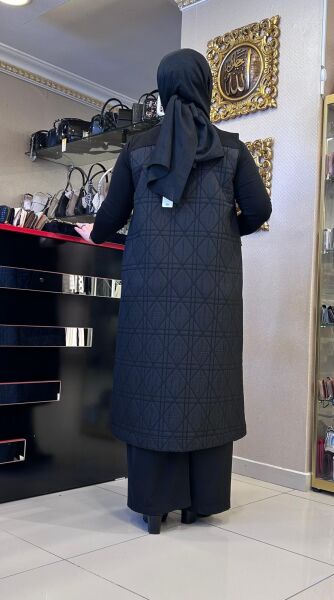 KÜRK DETAYLI KAPİTONE YELEK/BEHREM