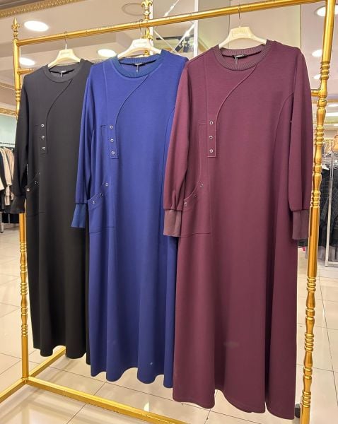 ﻿KUŞGÖZÜ VE CEP DTY. İKİ İPLİK ELBİSE/DEFRİNA