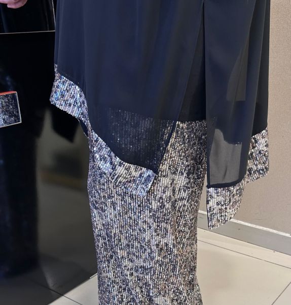 LEOPAR DESENLİ PAYET İŞLEMELİ TAKIM/NURCAN ÇETİN