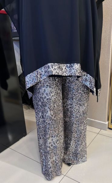 LEOPAR DESENLİ PAYET İŞLEMELİ TAKIM/NURCAN ÇETİN