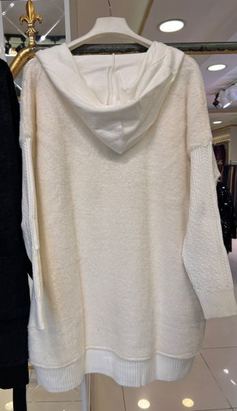 TRİKO DTY. KAPÜŞONLU ANGORA HIRKA/TIĞTRİKO