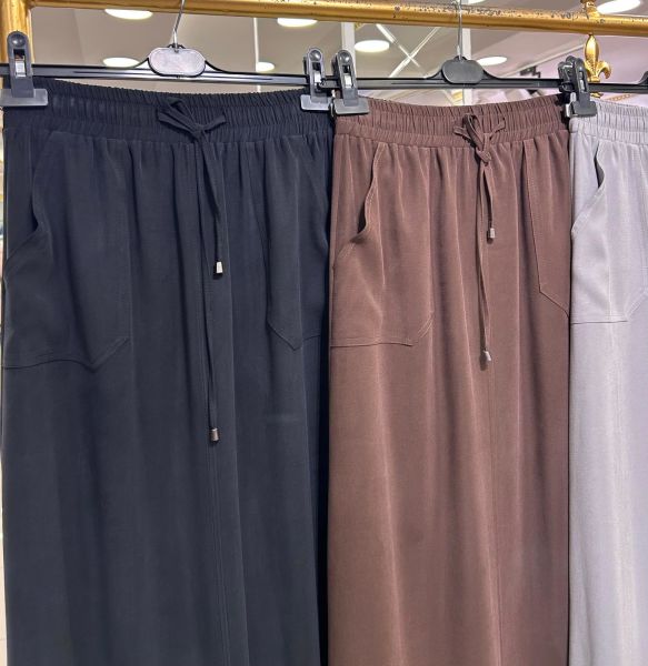 KETEN TENSEL KUMAŞ ÇAN MODEL ETEK/ GLARE