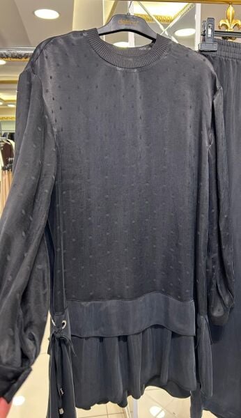 TUNİĞİ PUANTİYELİ İPEK CUPRA TAKIM/ DEFRİNA