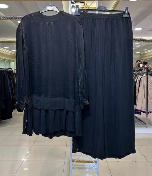 TUNİĞİ PUANTİYELİ İPEK CUPRA TAKIM/ DEFRİNA