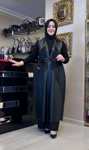 KEMER DTY. SÜET-DERİ YELEK/ NURCAN ÇETİN