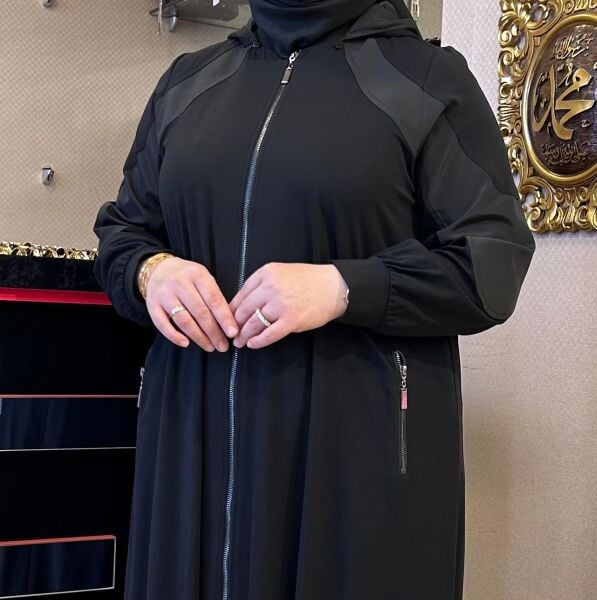 PARAŞÜT KUMAŞ VE FERMUAR DTY. KAPÜŞONLU FERACE /NURCAN ÇETİN