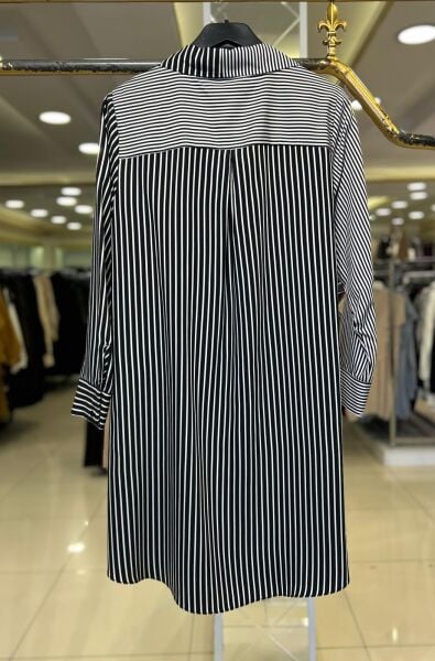 B. BEDEN ÇİFT RENKLİ ÇİZGİLİ GÖMLEK /SEÇİL