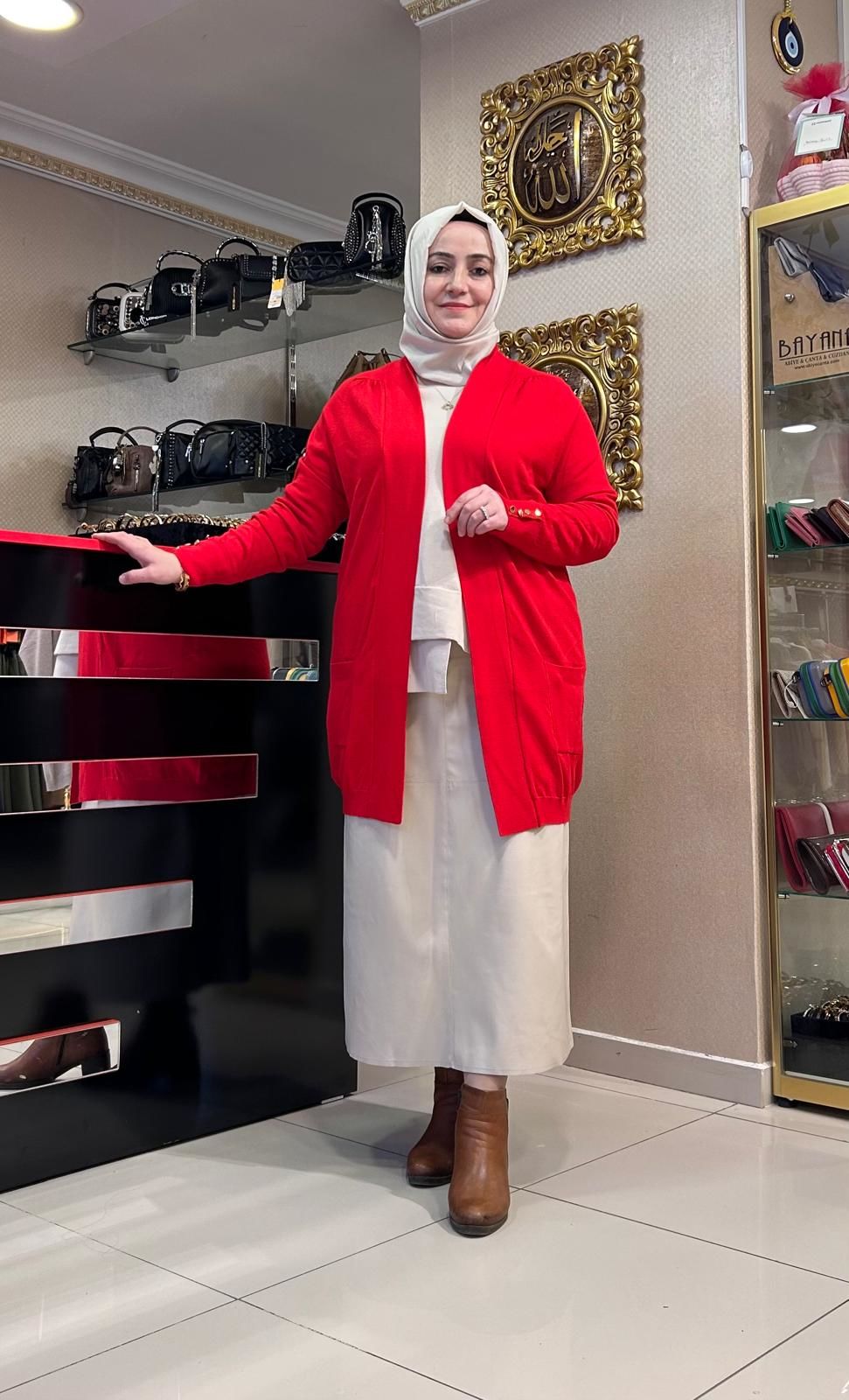 DÜĞME DTY. CEPLİ HIRKA/TIĞTRİKO