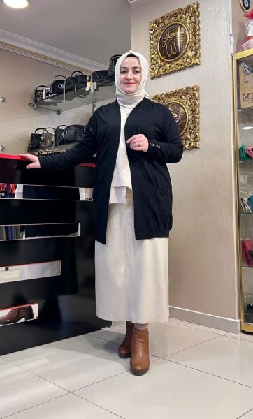 DÜĞME DTY. CEPLİ HIRKA/TIĞTRİKO